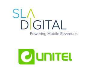SLA Digital and Unitel logos showing the partnership of the two companies