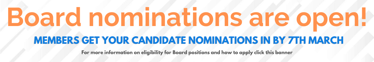 Board candidate nominations are now open. Call out for aimm members to join the Board